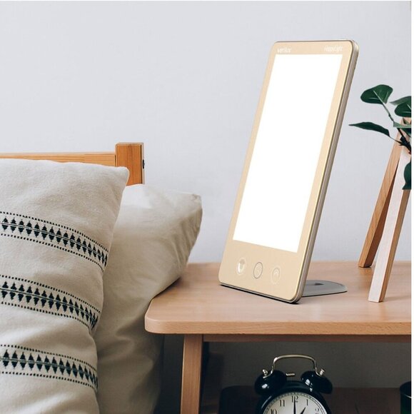 Verilux HappyLight Luxe Touch Light Therapy Makeup Desk Lamp - White - Picture 8 of 16